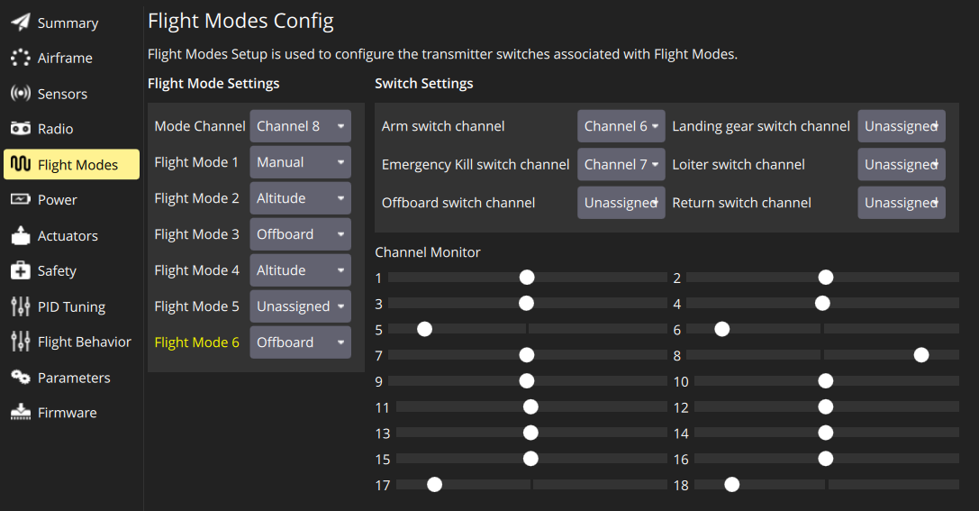 configuration de QGroundcontrol
